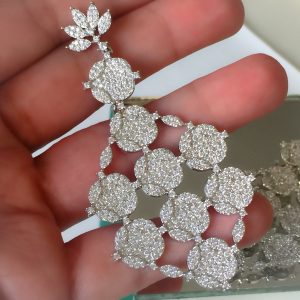 Brinco Hyde Zirconia Cristal | Lanarée Acessórios