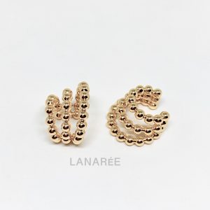 Brinco Piercing Três Tiras Semijoia | Lanarée Acessórios
