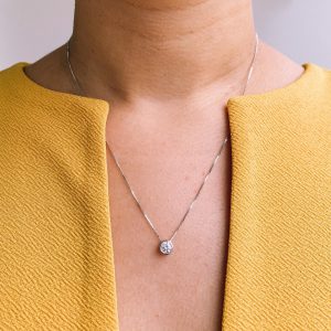 Colar Ponto de Luz Prata 925 | Lanarée Acessórios