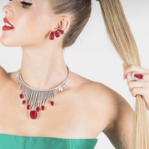 Brinco Ear Cuff Malibu Rubi | Lanarée Acessórios