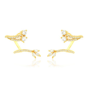Brinco Ear Cuff Hera Dourada | Lanarée Acessórios