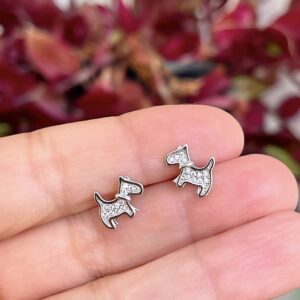 Brinco Cachorrinho de Prata 925 | Lanarée Acessórios