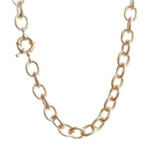 Colar Elos Fantasy Dourado | Lanarée Acessórios