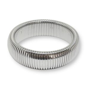Pulseira Snake Prateada 20MM | Lanarée Acessórios