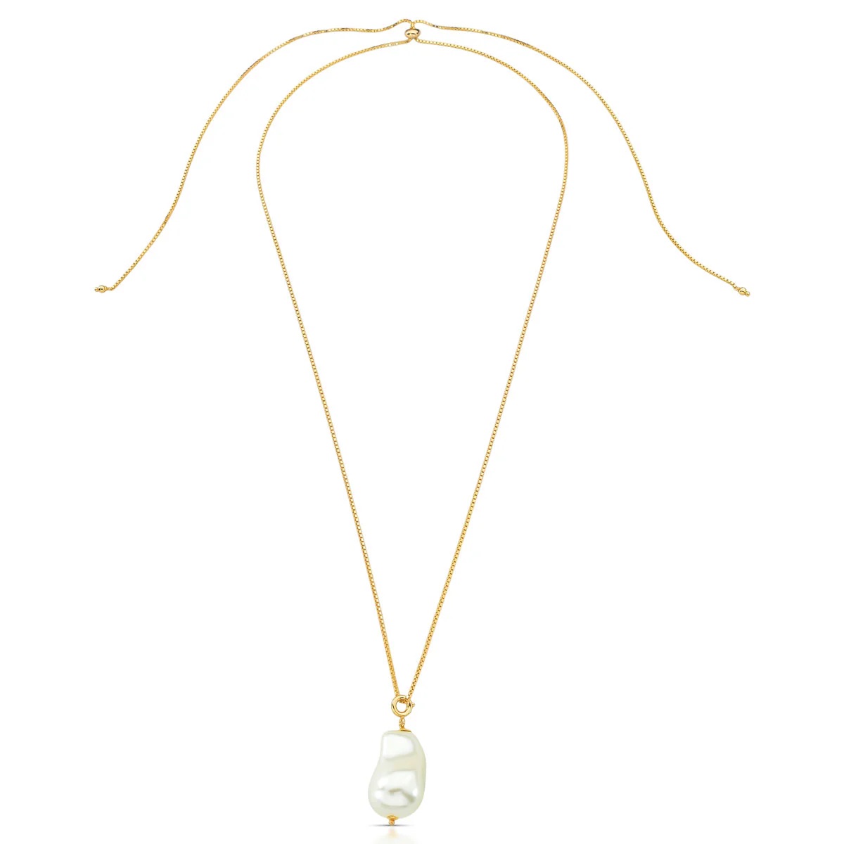 Colar Pérola Shell Removível | Lanarée Acessórios