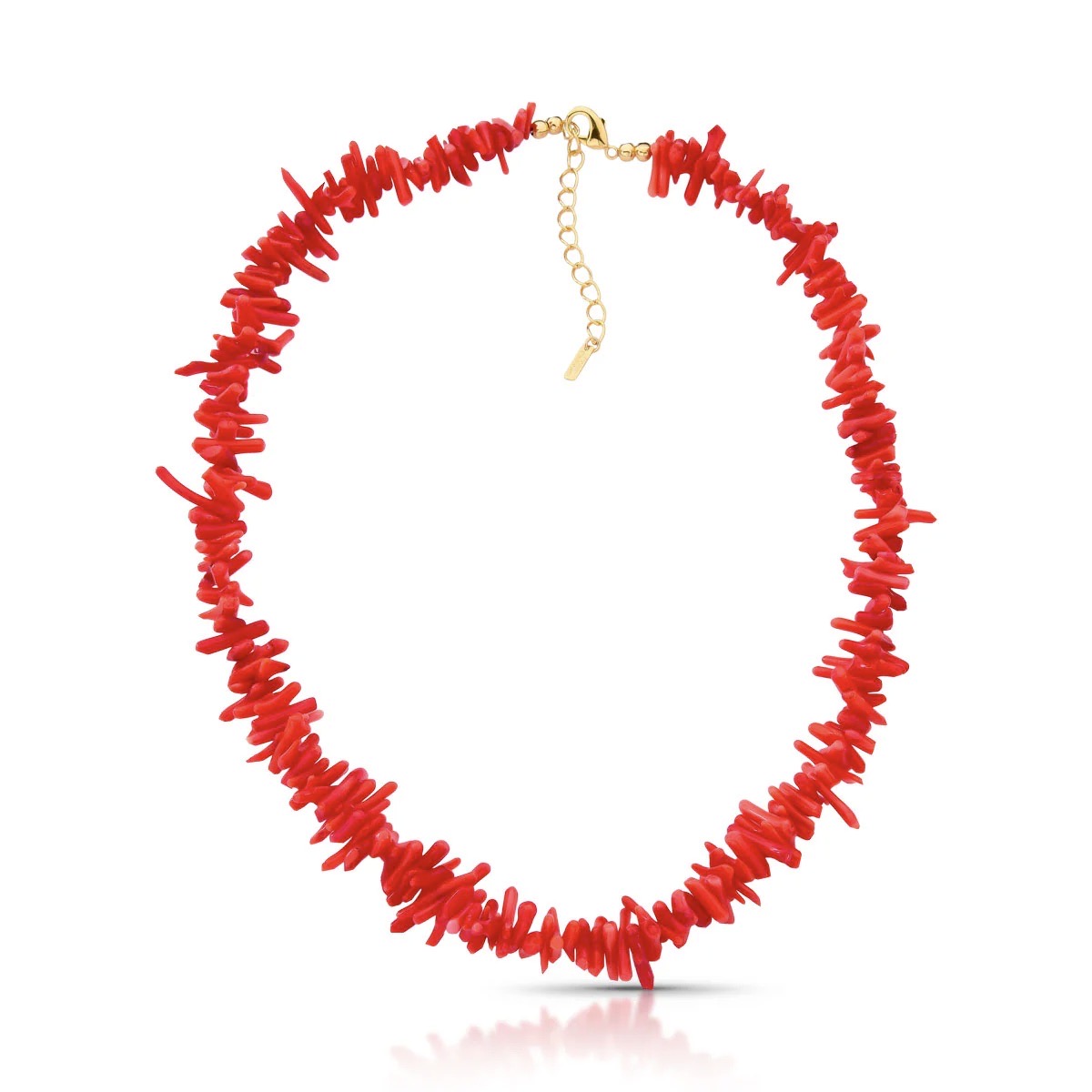 Colar Curto Coral Natural | Lanarée Acessórios